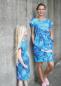Preview: Jersey mit Mustermix Blau/Azur/Rosa Wildlife by Thorsten Berger von Swafing
